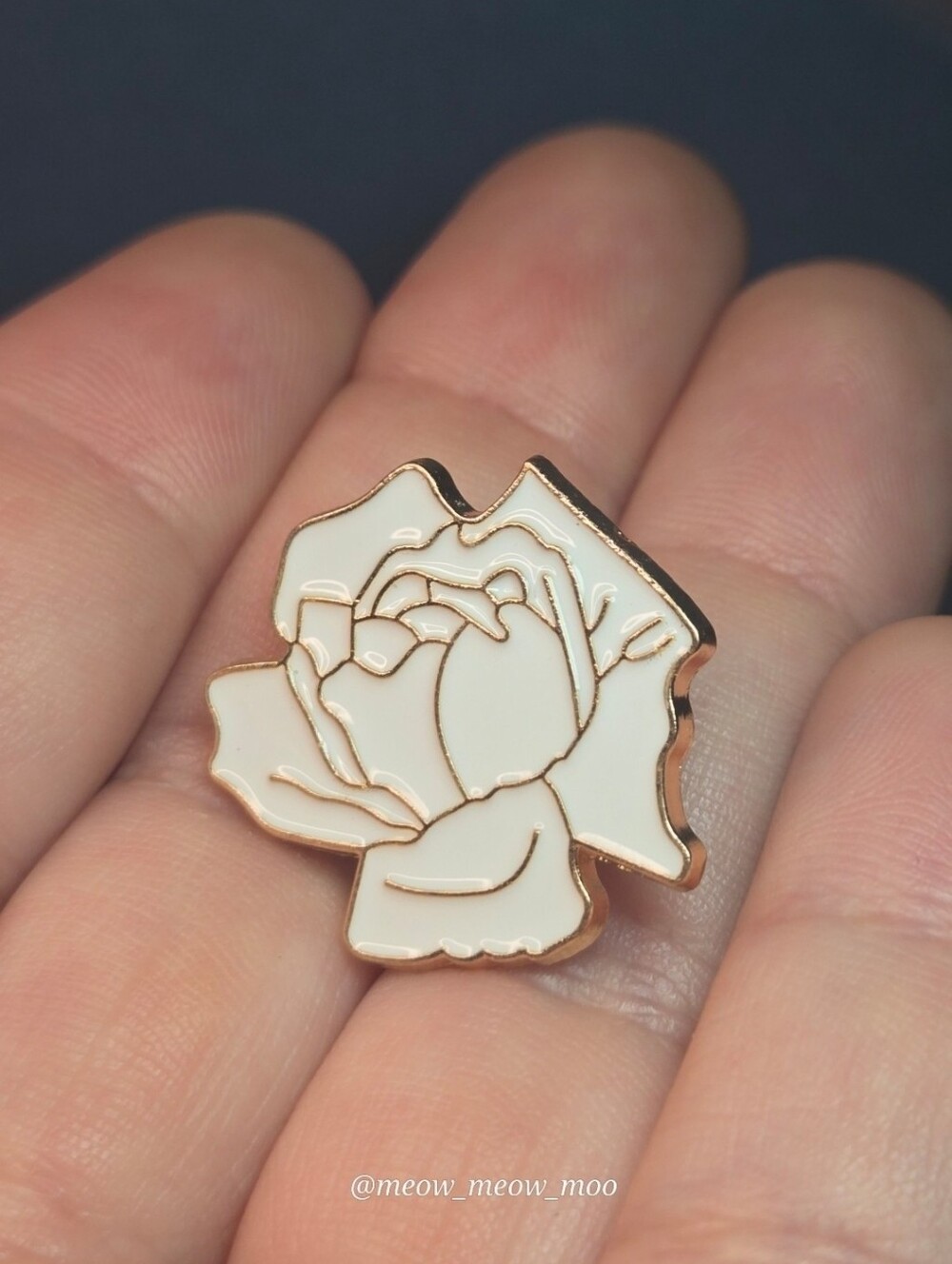 Rose Enamel Pin